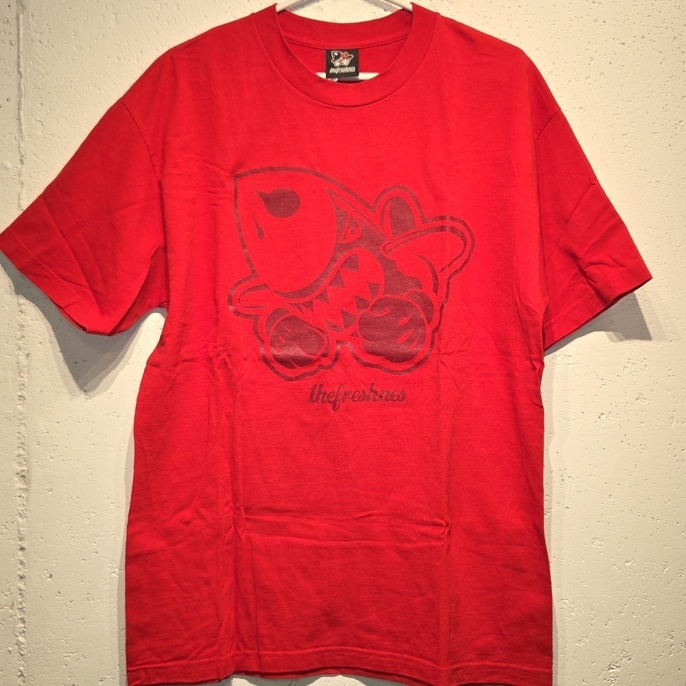 The Freshnes - Red Rocket Graphic T-Shirt (Large)